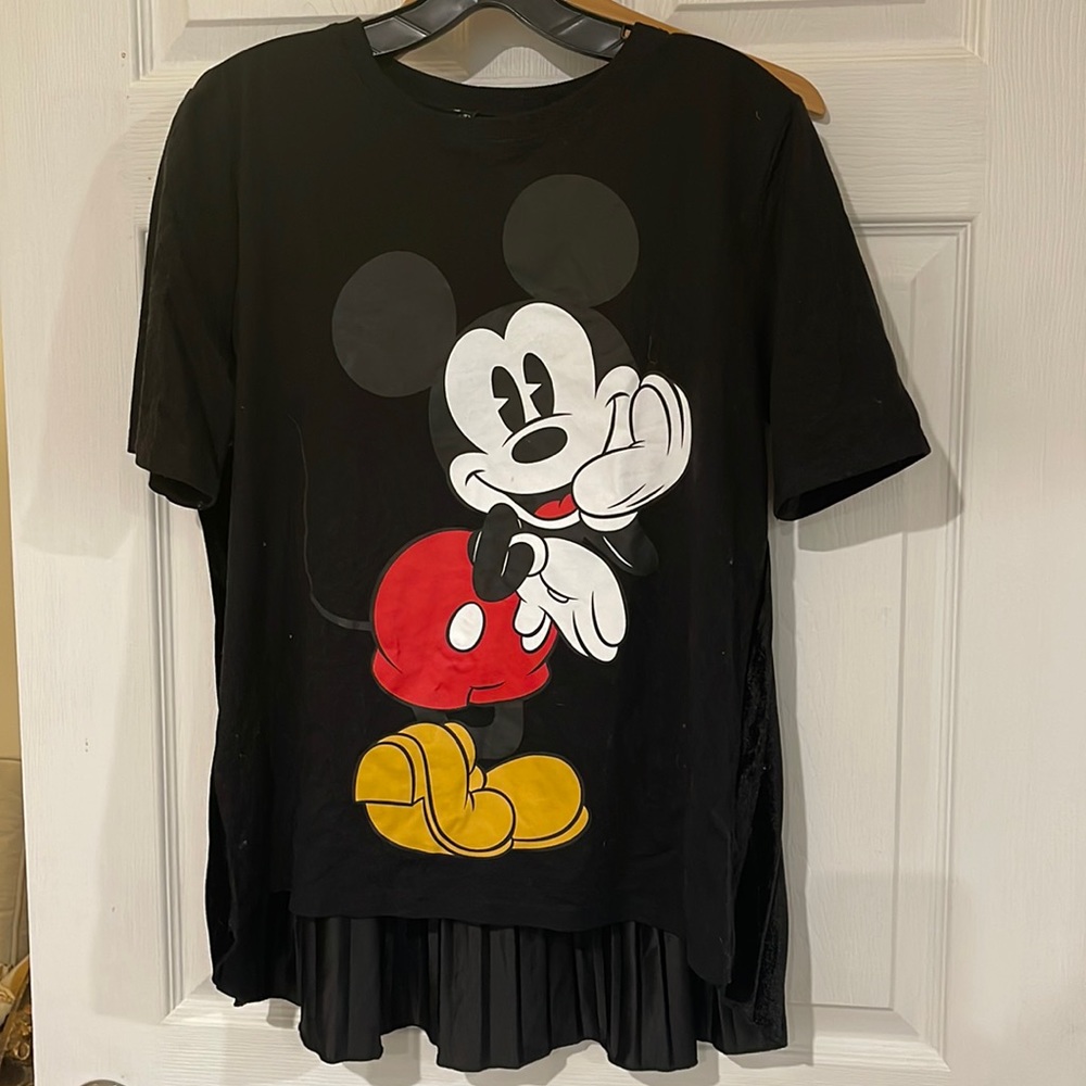 Zara Minnie Mouse Shirt Womens Medium Velvet T shirt